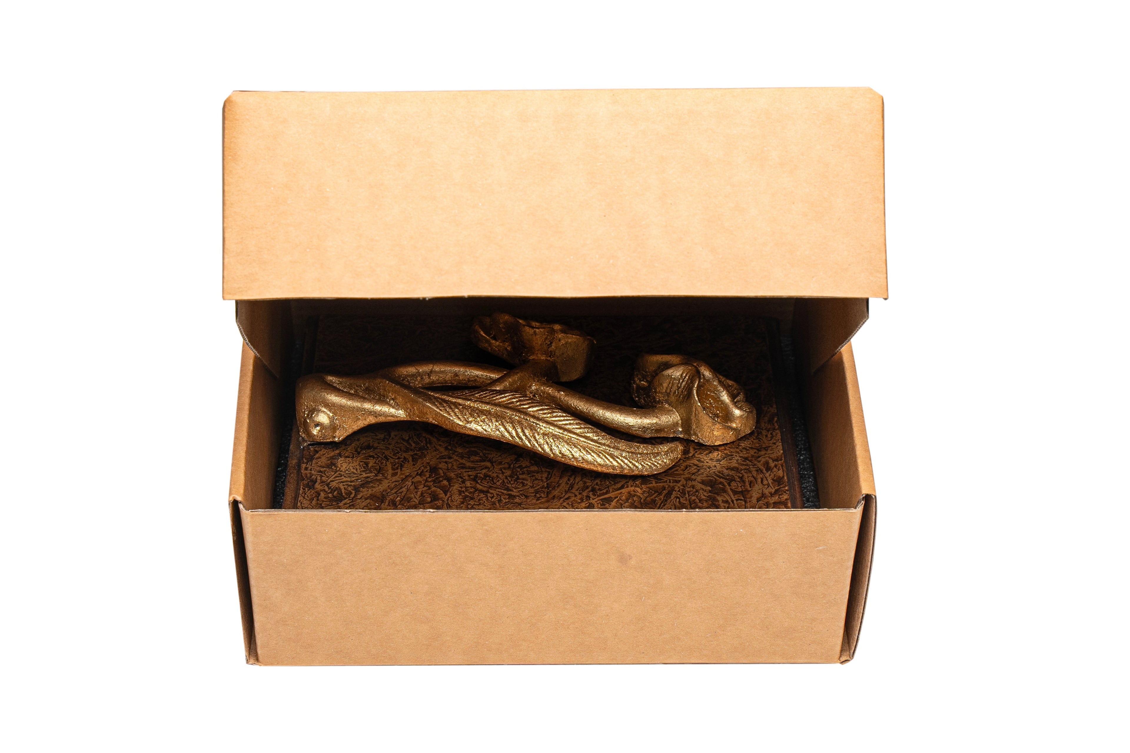 Golden Bloom – Floral Gold Napkin Holder